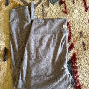 Gray Patterned Leggings
